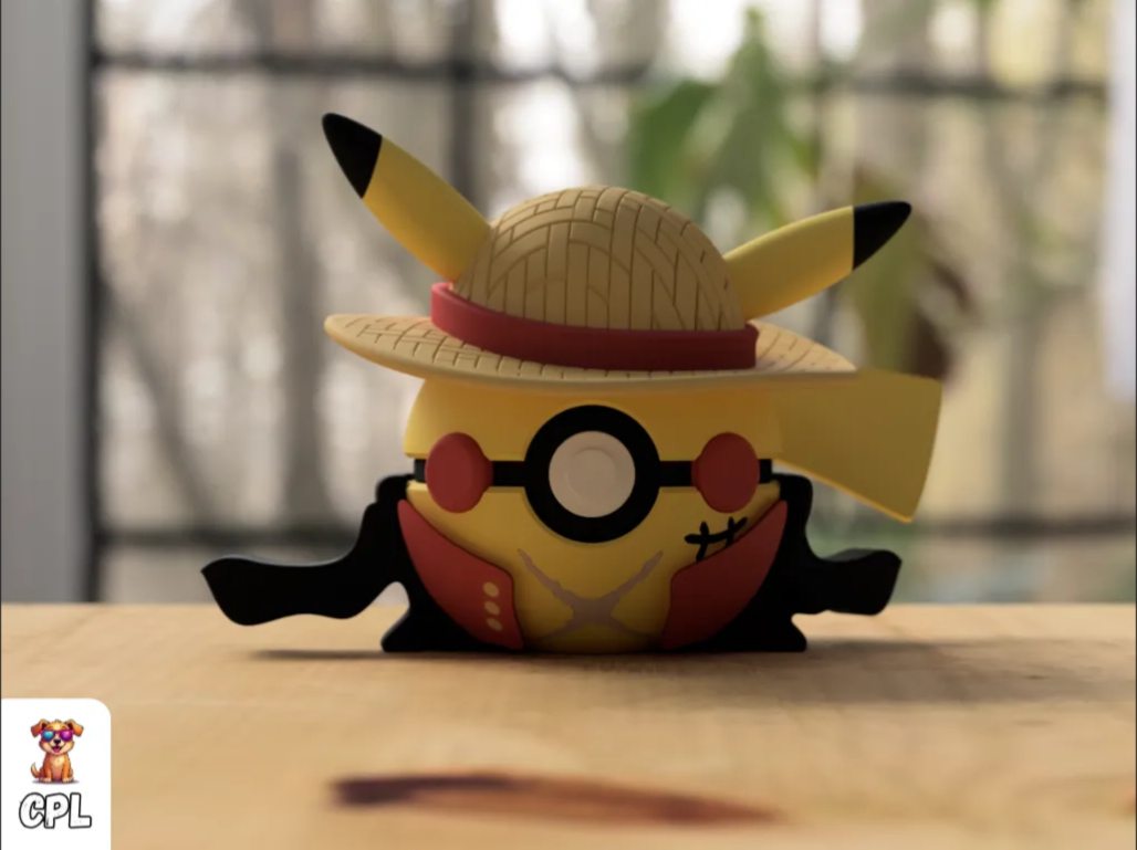 Pikachu x Luffy
